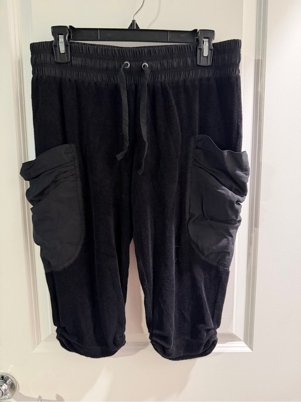 Juicy Couture Black Capri Cargo Joggers